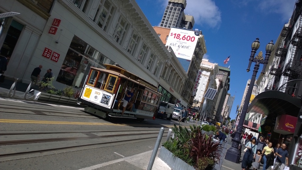 San Francisco's famous cable car