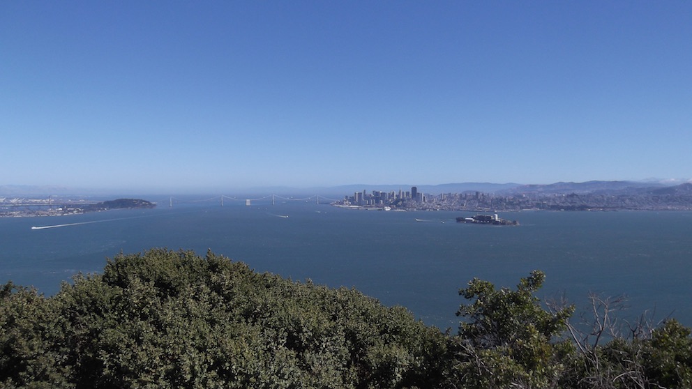 The Bay Area, as seen from Angel Island